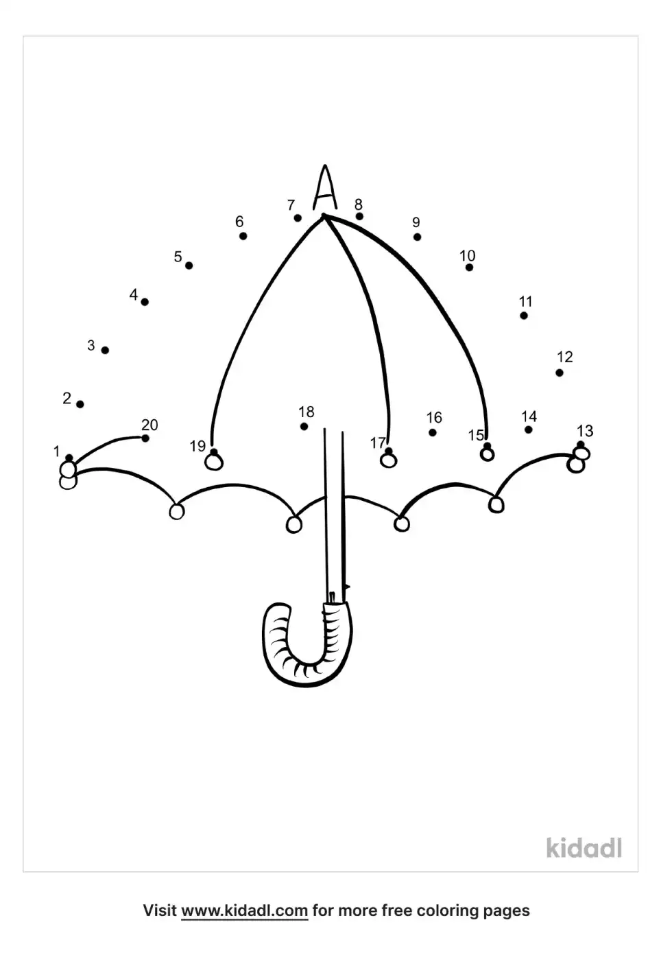 Umbrella Dot To Dot (Easy)