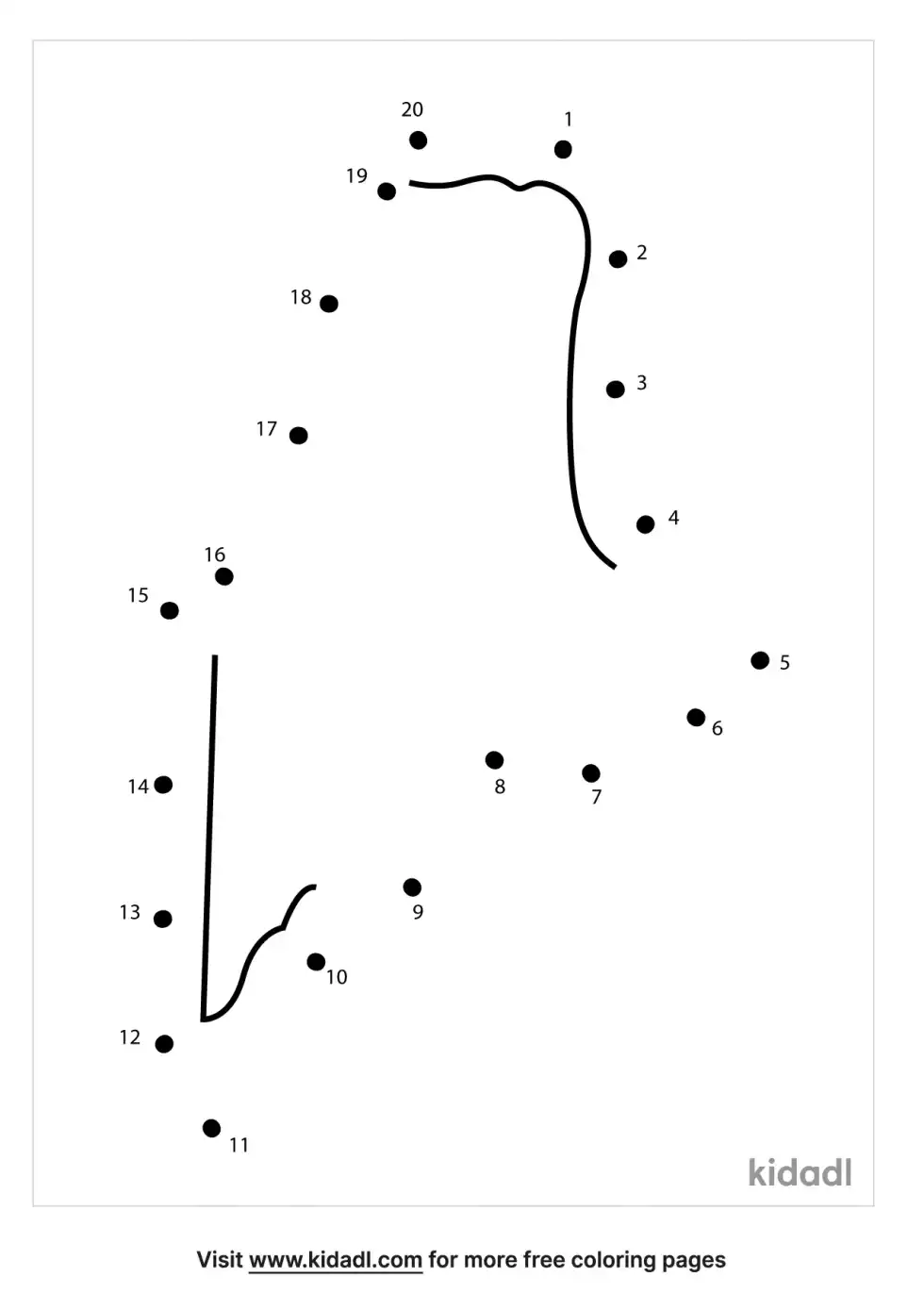 Maine Dot To Dot (Easy)
