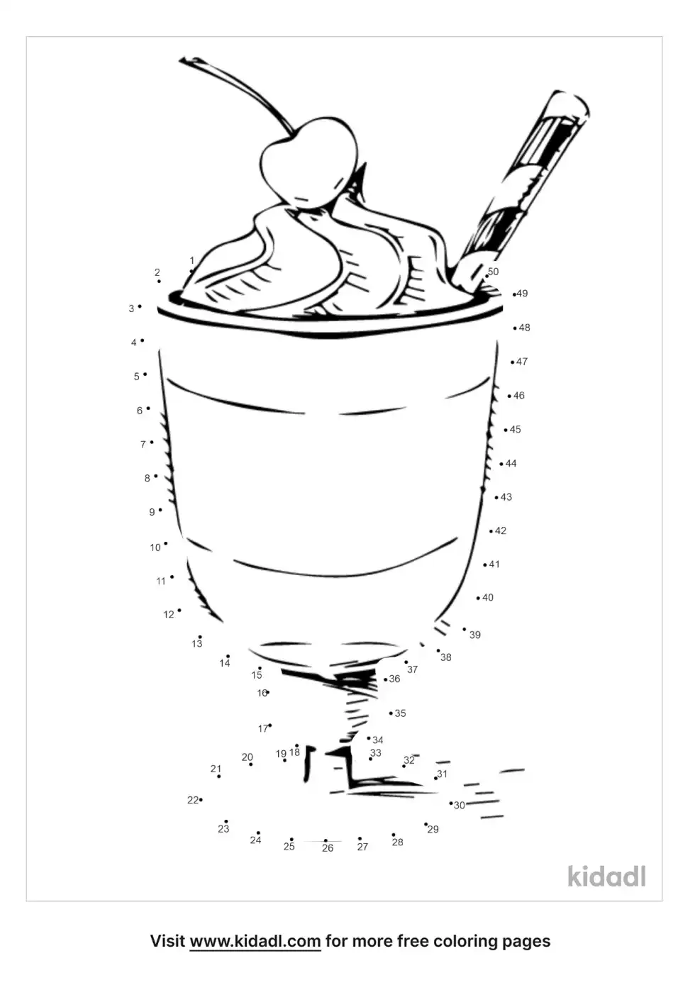 Milkshake Dot To Dot (Medium)