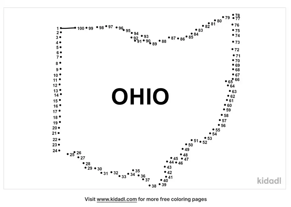 Ohio Dot To Dot (Hard)