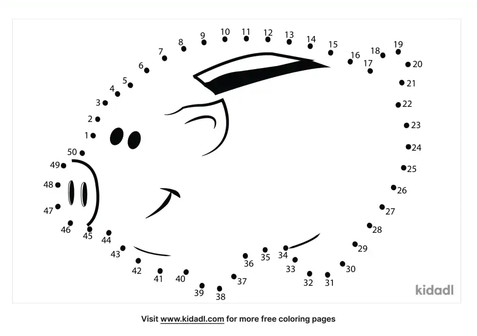 Piggy Bank Dot To Dot (Medium)