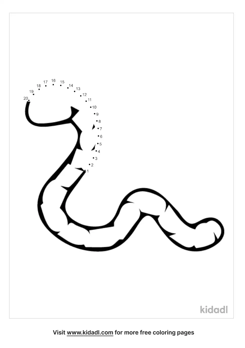Worm Dot To Dot (Easy)