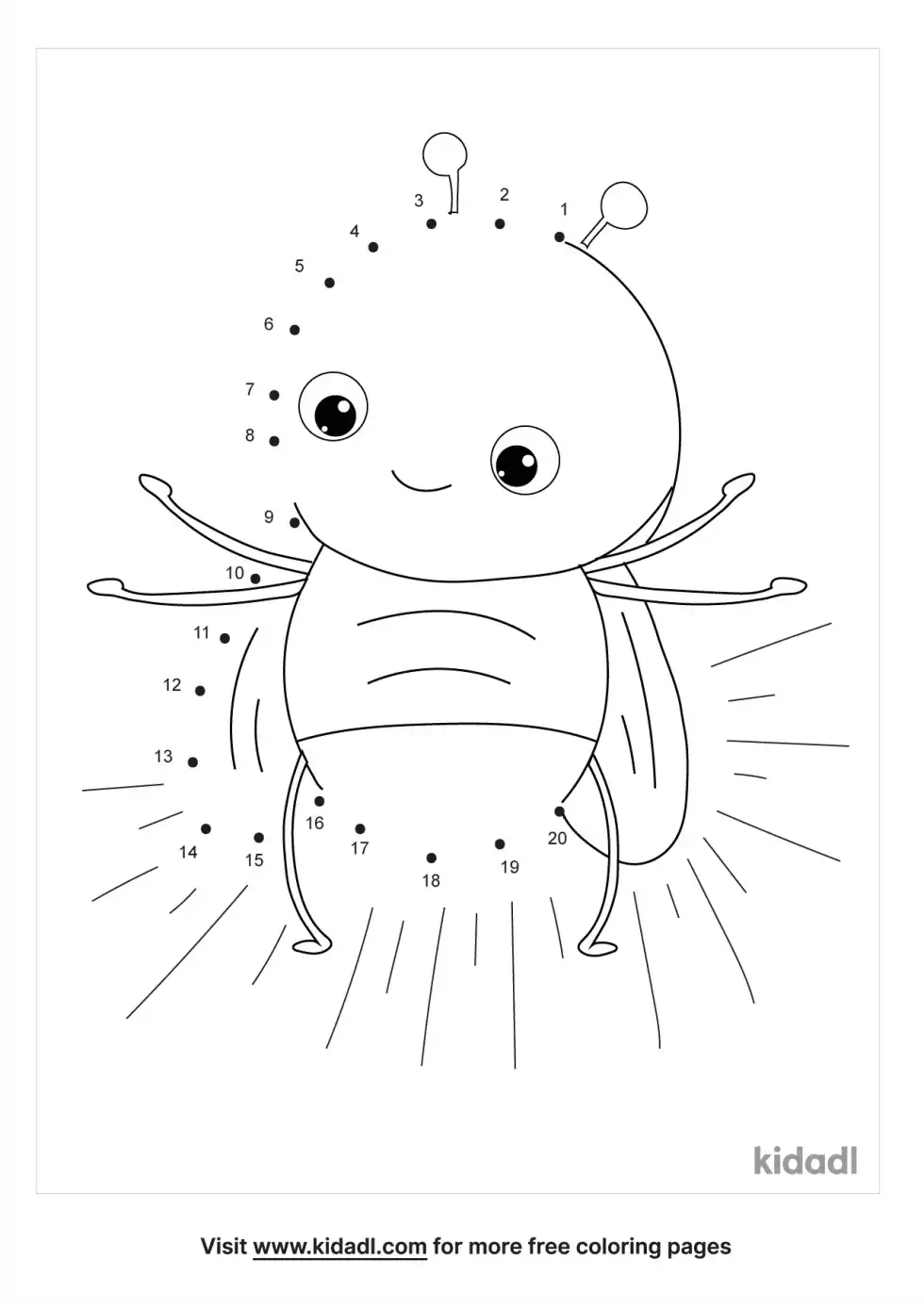 Glow Worm Dot To Dot (Easy)