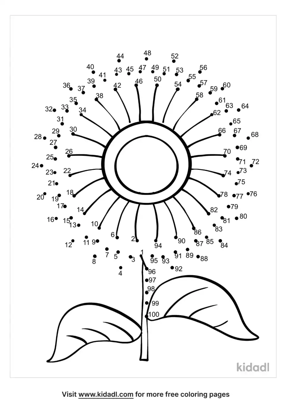 Flower Dot To Dot (Hard)