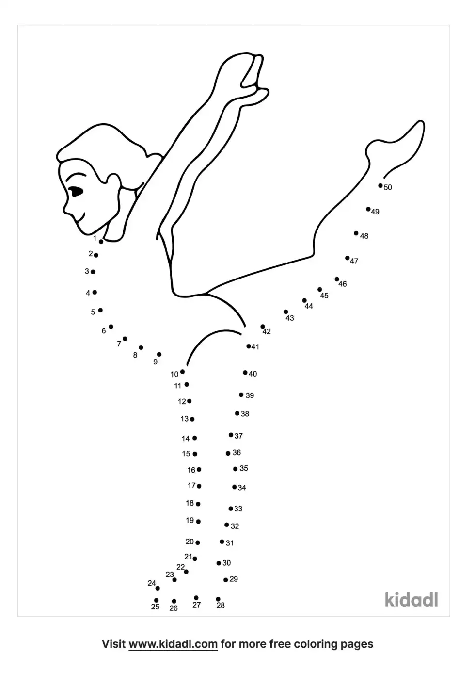 Gymnastics Guy Dot To Dot (Medium)
