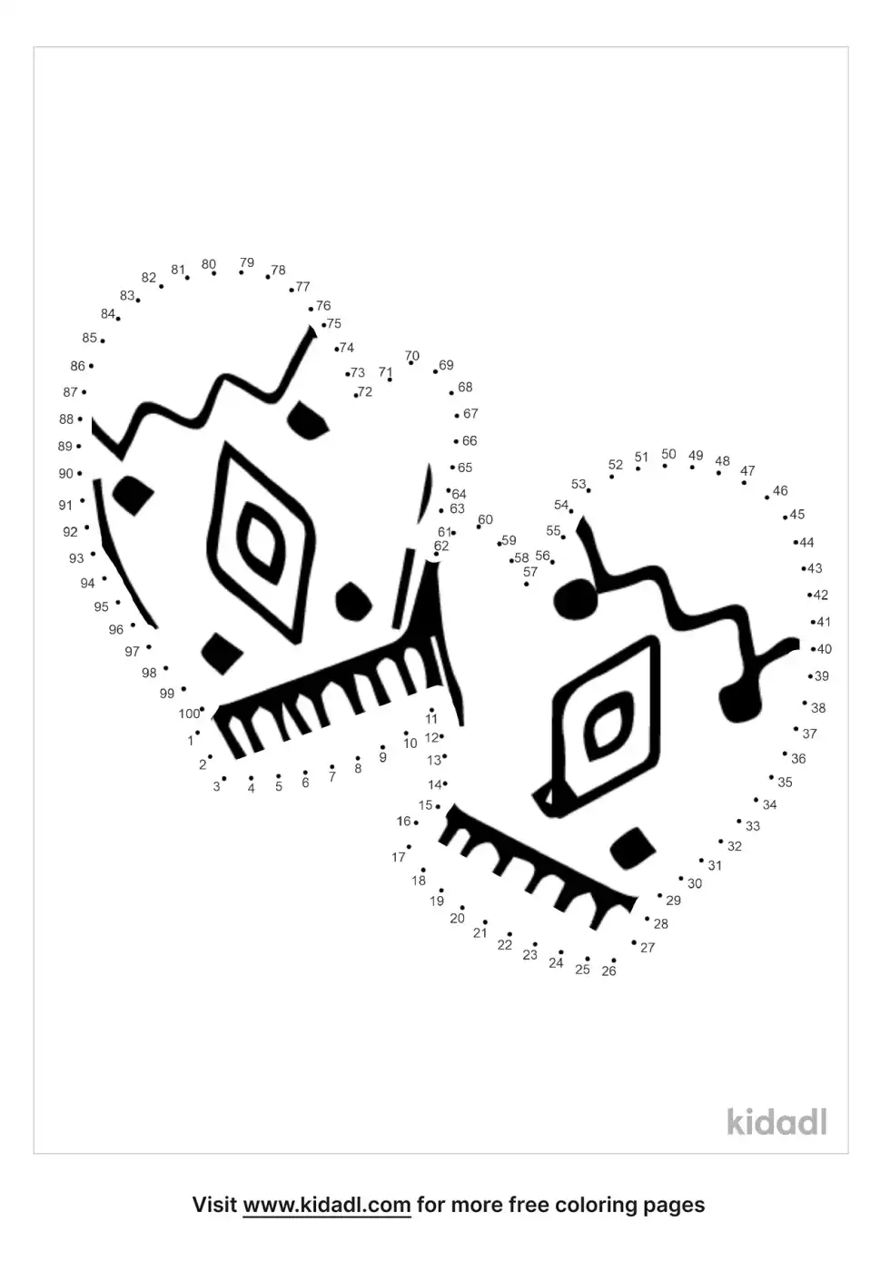 Mitten Dot To Dot (Hard)