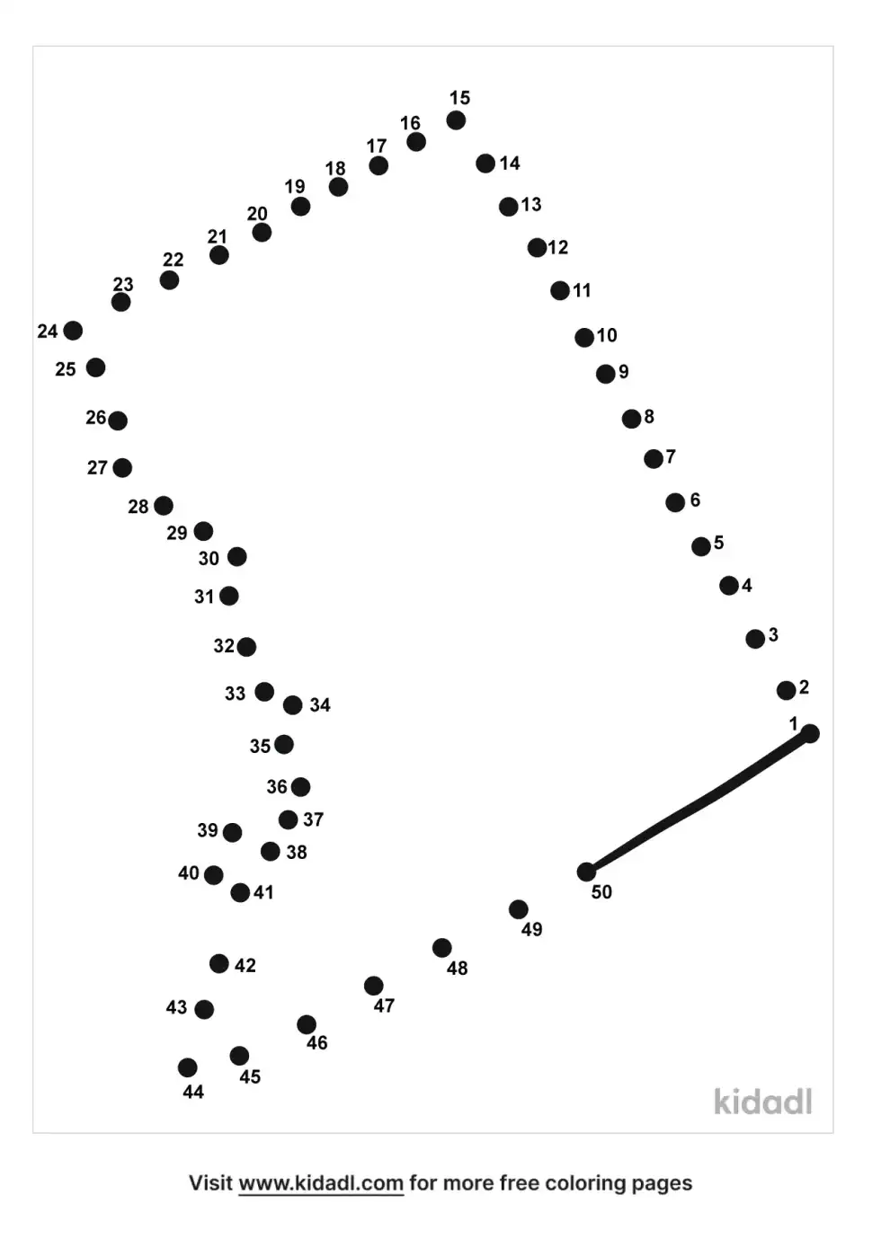 Washington D.C. Dot To Dot (Medium)