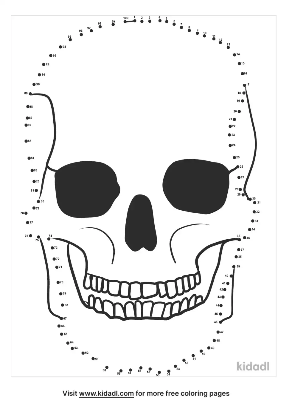 Skull Dot To Dot (Hard)