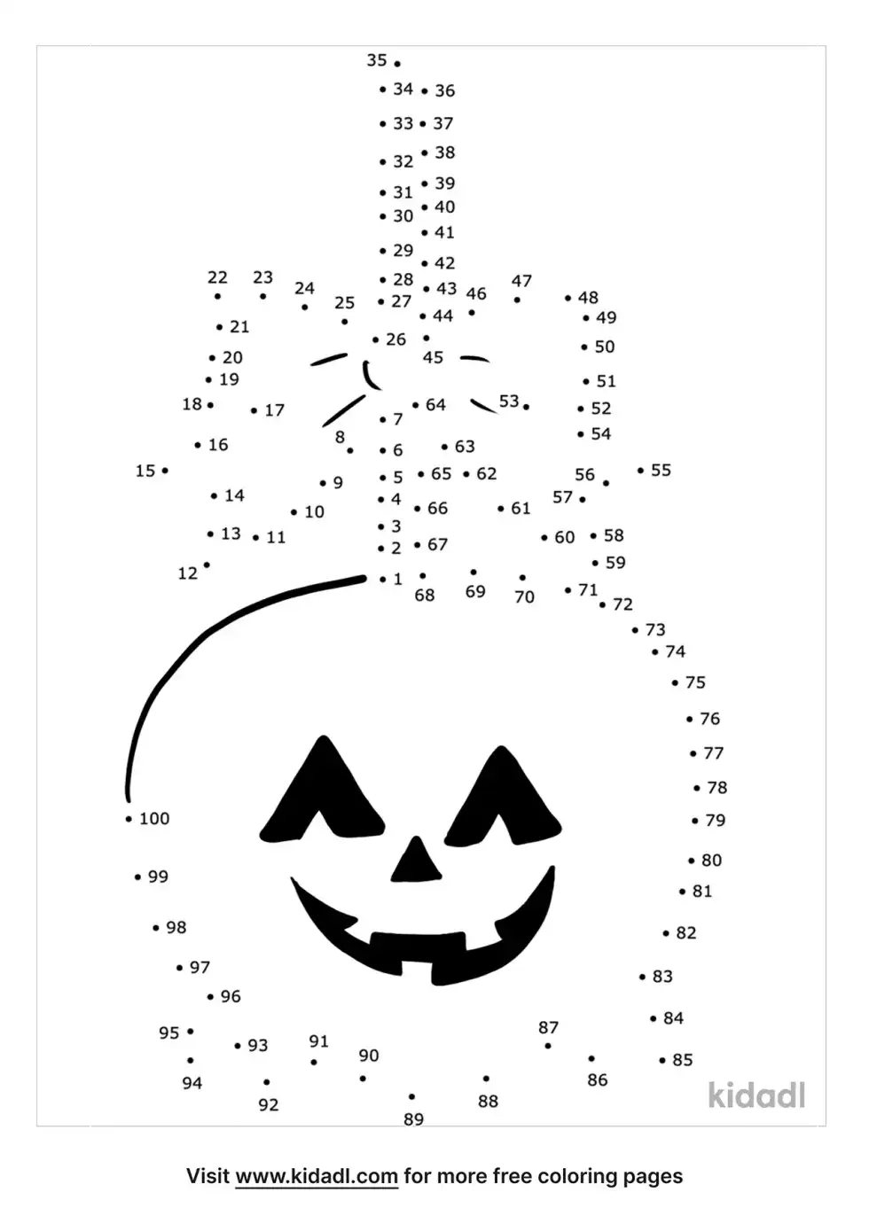 Halloween Candy Dot To Dot (Hard)