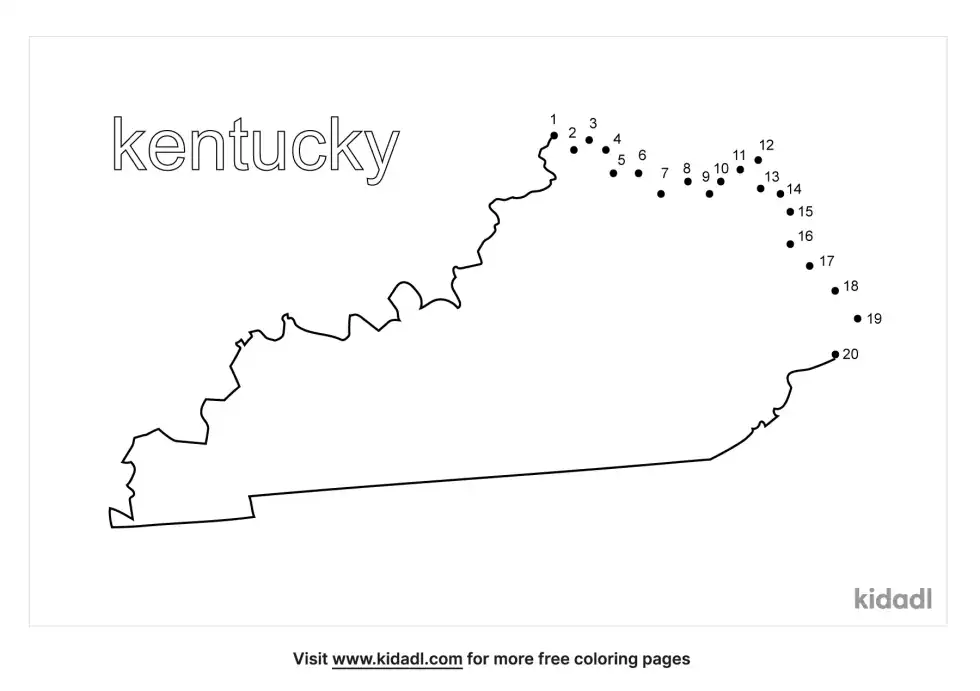 Kentucky Dot To Dot (Easy)