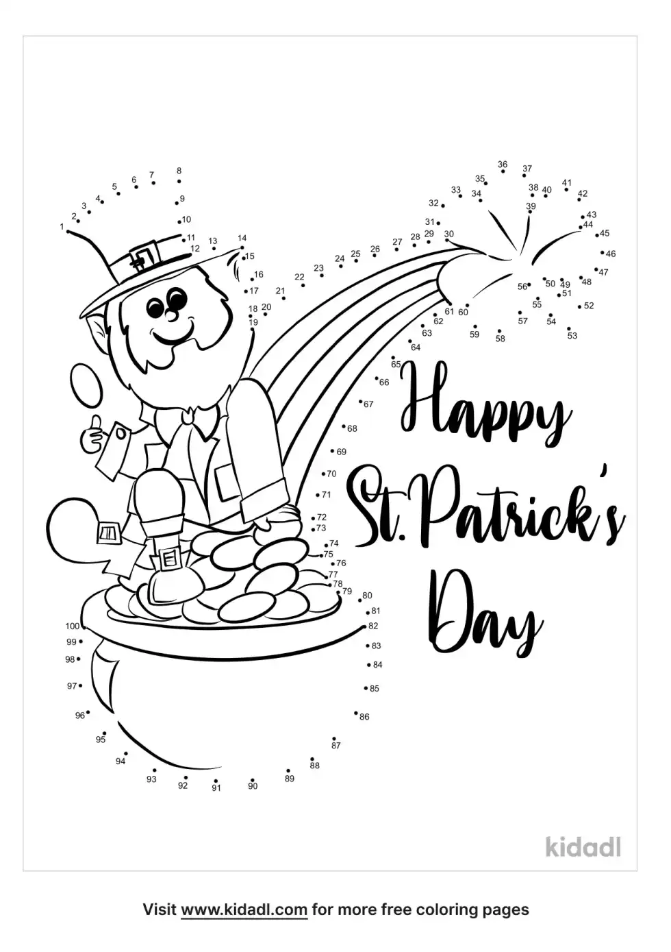 St Patrick's Day Dot To Dot (Hard)