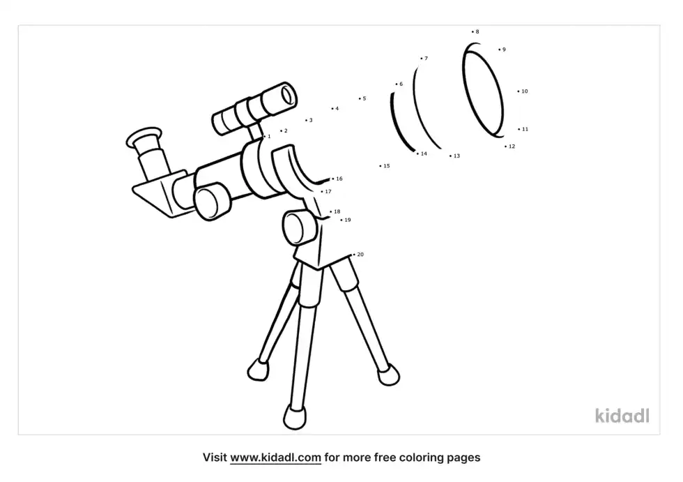 Telescope Dot To Dot (Easy)