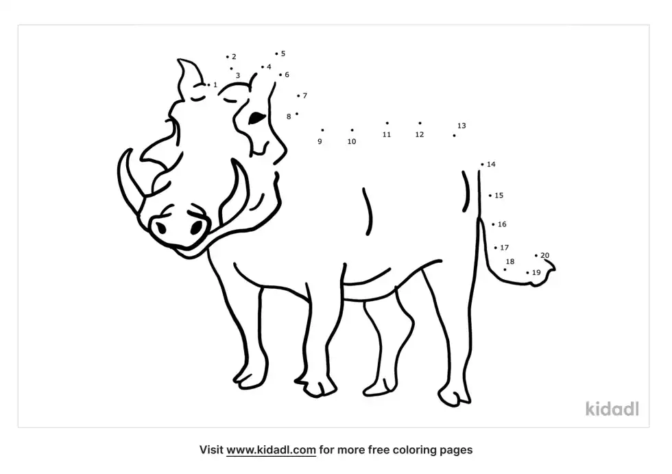 Warthog Dot To Dot (Easy)