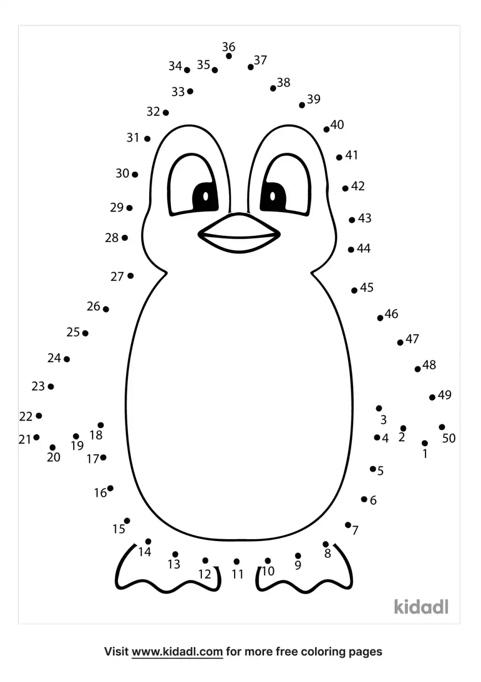 Penguin Dot To Dot (Medium)