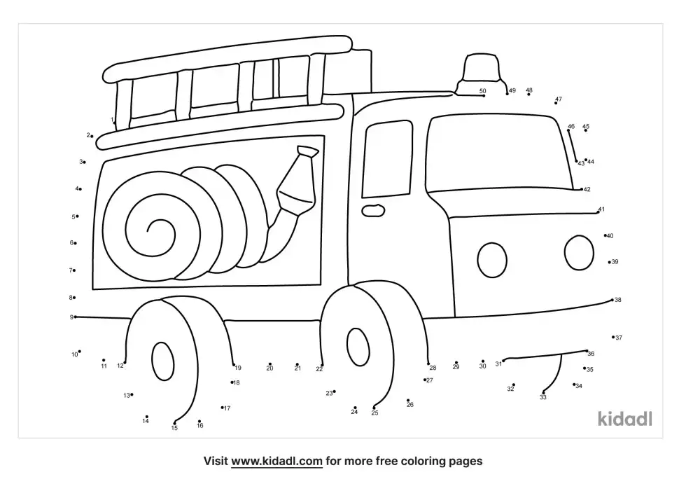 Rescue Vehicles Dot To Dot (Medium)