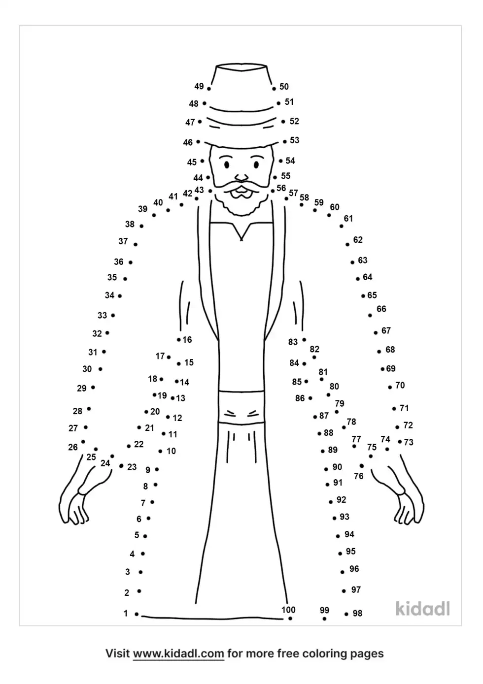 The Rich Young Ruler Dot To Dot (Hard)