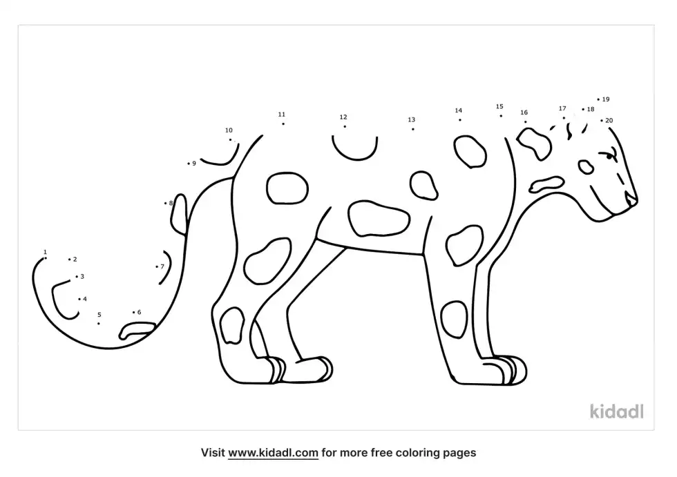 Jaguar Dot To Dot (Easy)