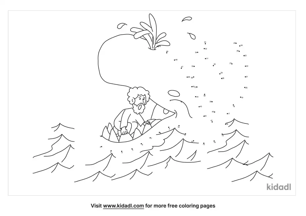 Jonah And The Whale Dot To Dot (Medium)