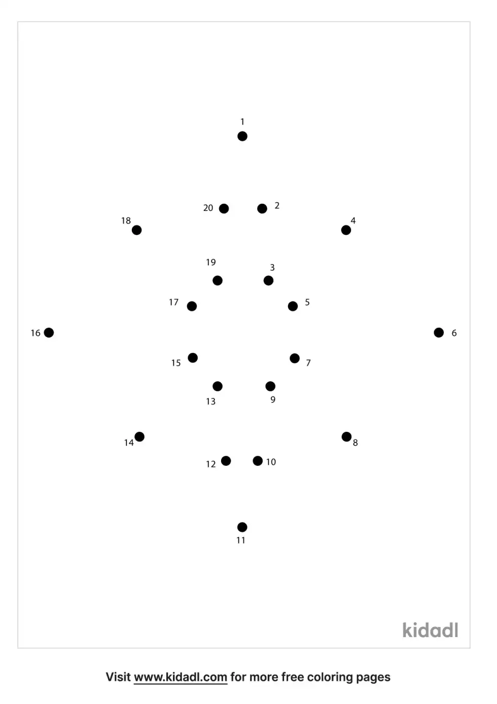 Star Of Bethlehem Dot To Dot (Easy)