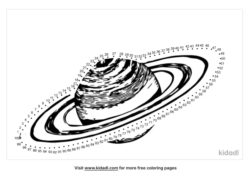 Saturn Dot To Dot (Hard)