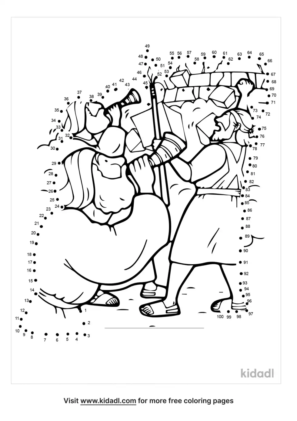 Walls Of Jericho Dot To Dot (Hard)