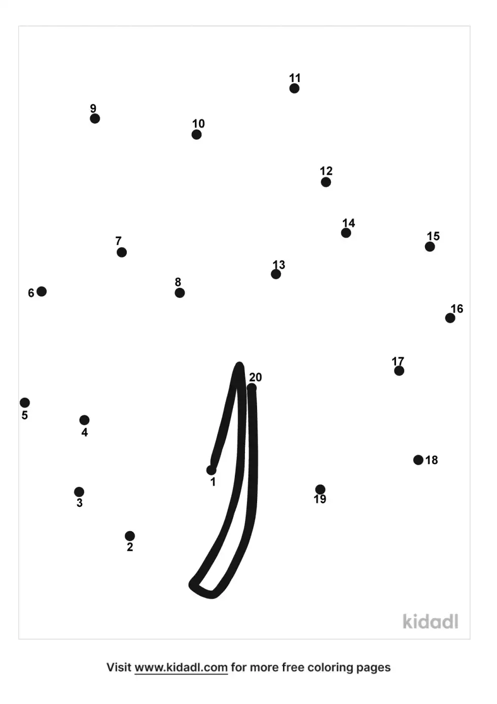St Patrick's Day Shamrock Dot To Dot (Easy)