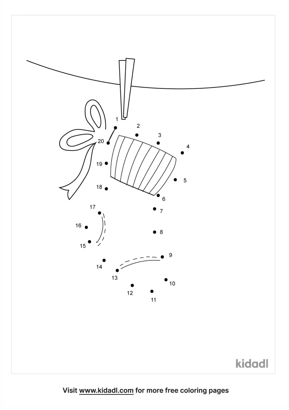 Stocking Dot To Dot (Easy)