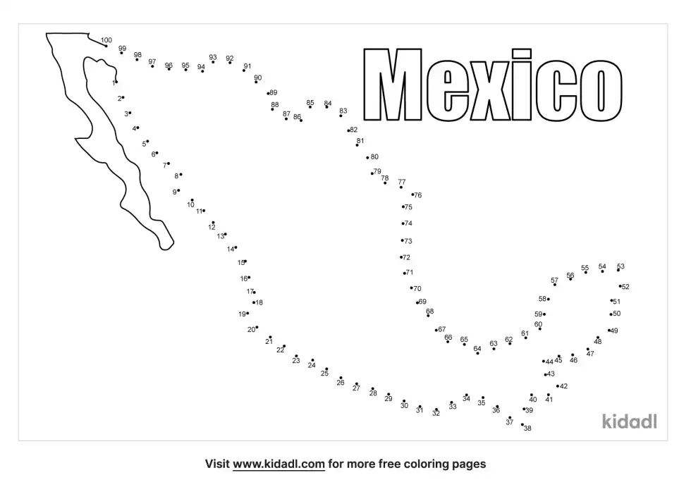 Mexico Dot To Dot (Hard)