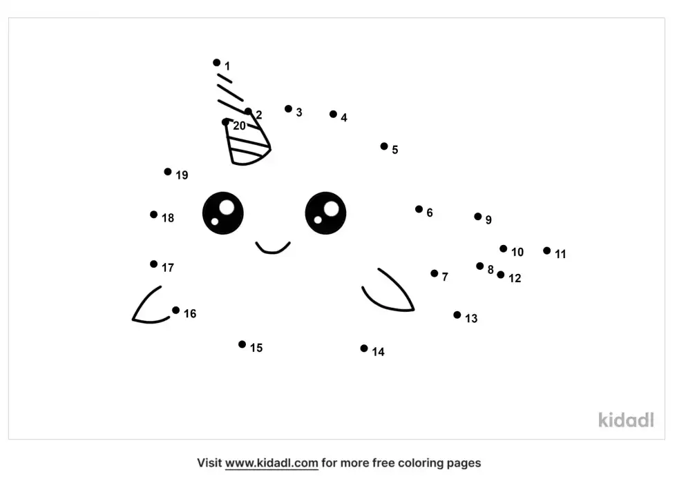 Narwhal Dot To Dot (Easy)