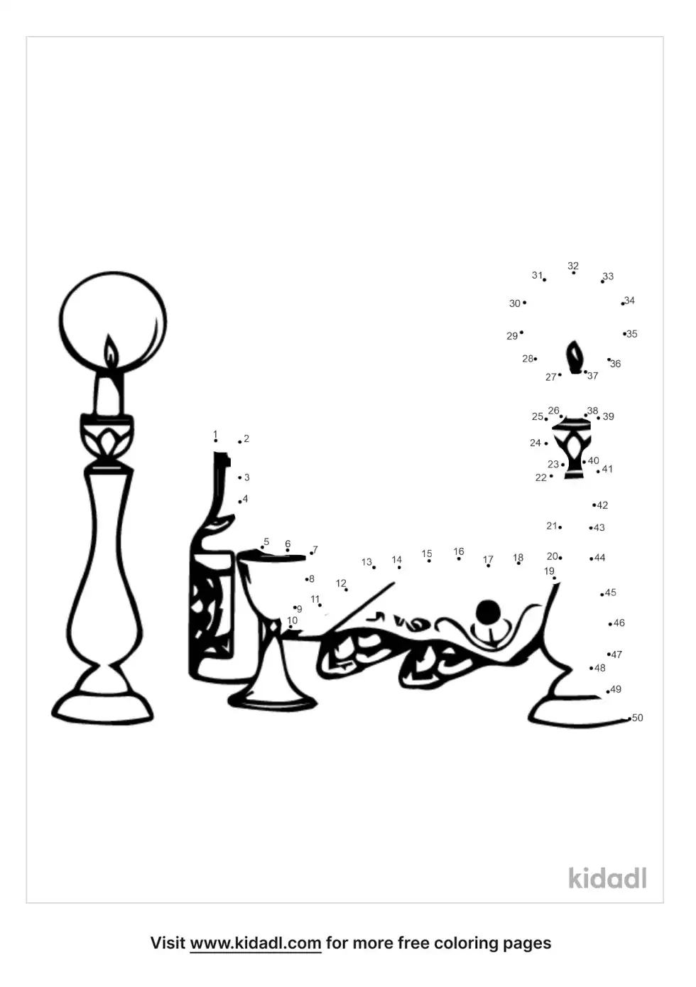 Shabbat Dot To Dot (Medium)