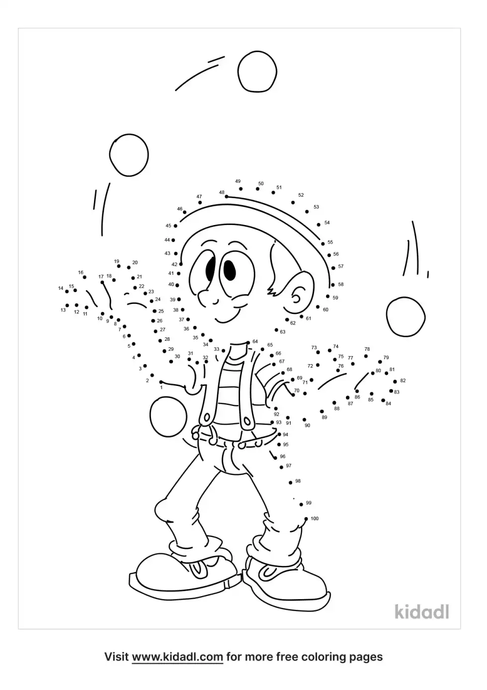 Juggler Dot To Dot (Hard)