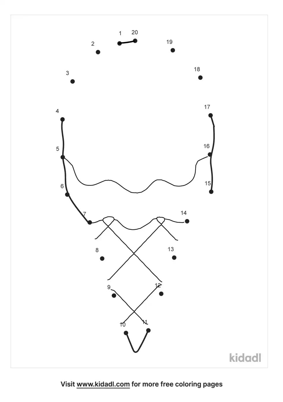 Ice Cream Dot To Dot (Easy)