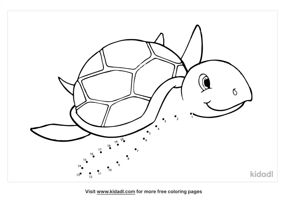 Loggerhead Dot To Dot (Easy)