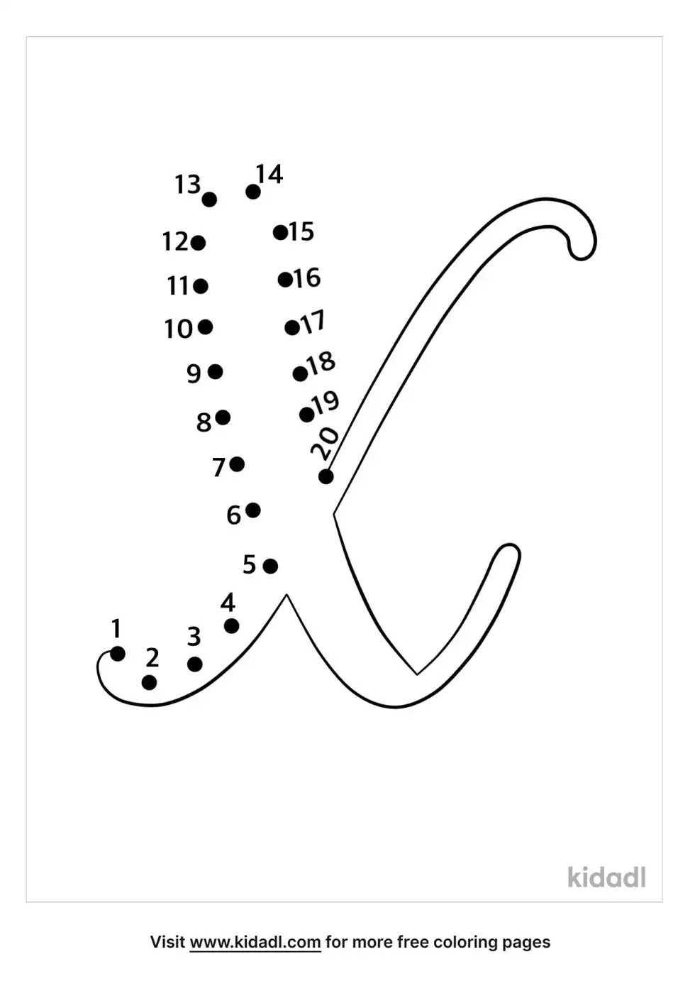 Letter X Dot To Dot (Easy)