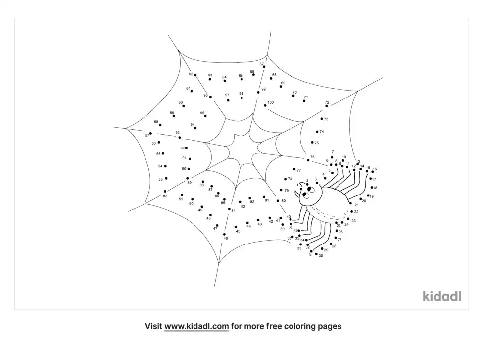 Spider Dot To Dot (Hard)