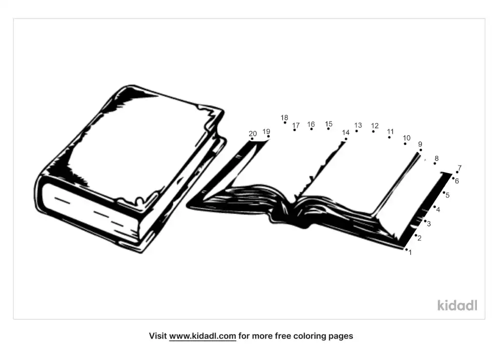 Open Bible Dot To Dot (Easy)