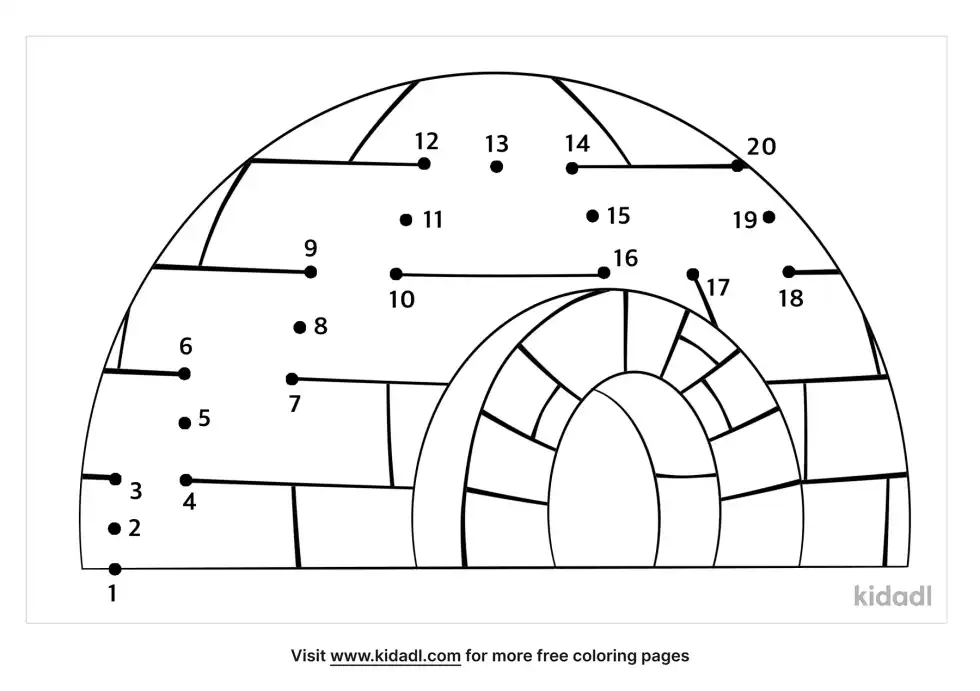 Igloo Dot To Dot (Easy)
