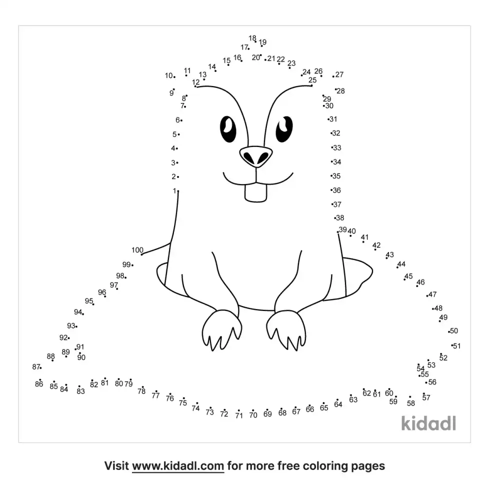 Groundhog Dot To Dot (Hard)