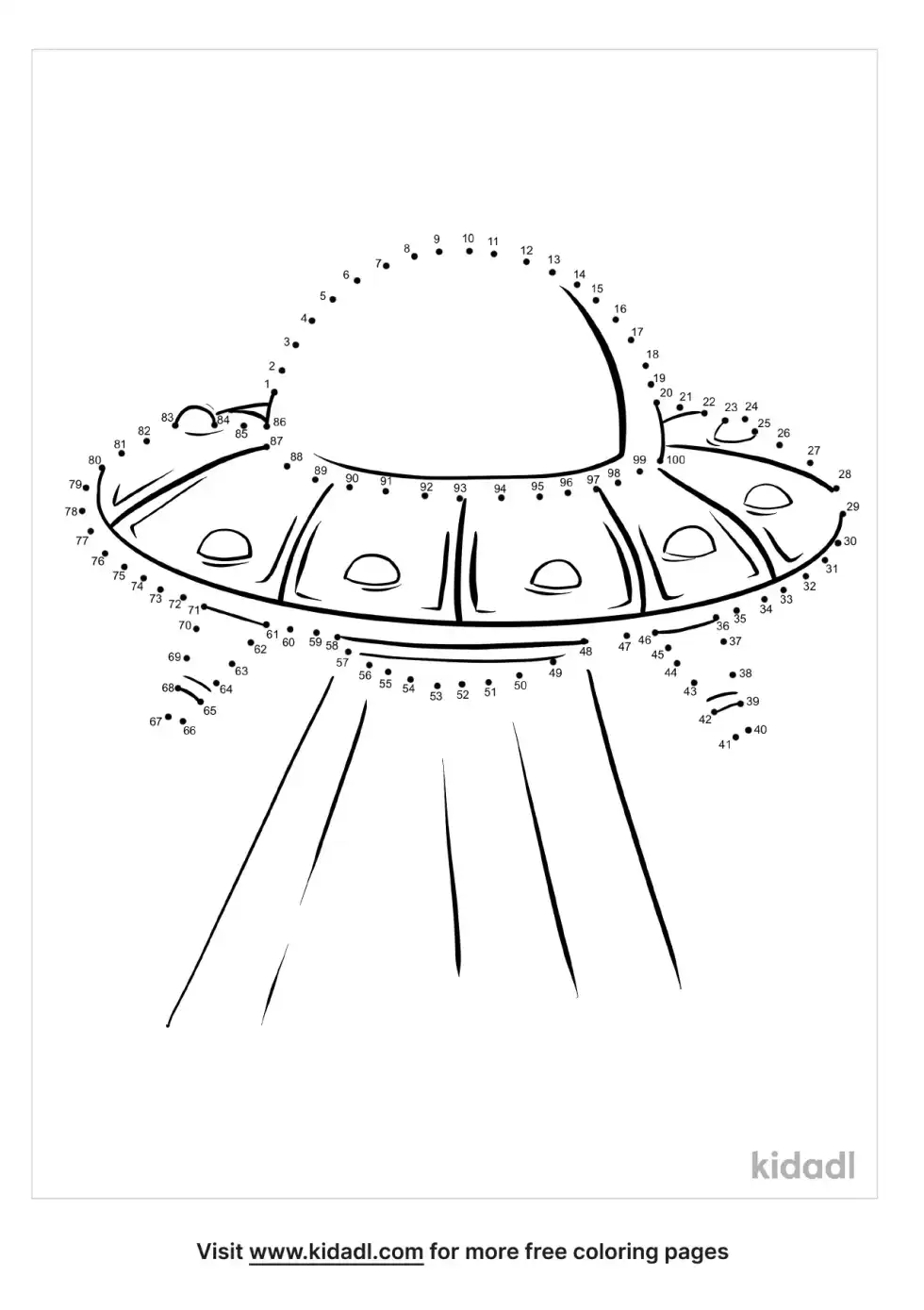 UFO Dot To Dot (Hard)