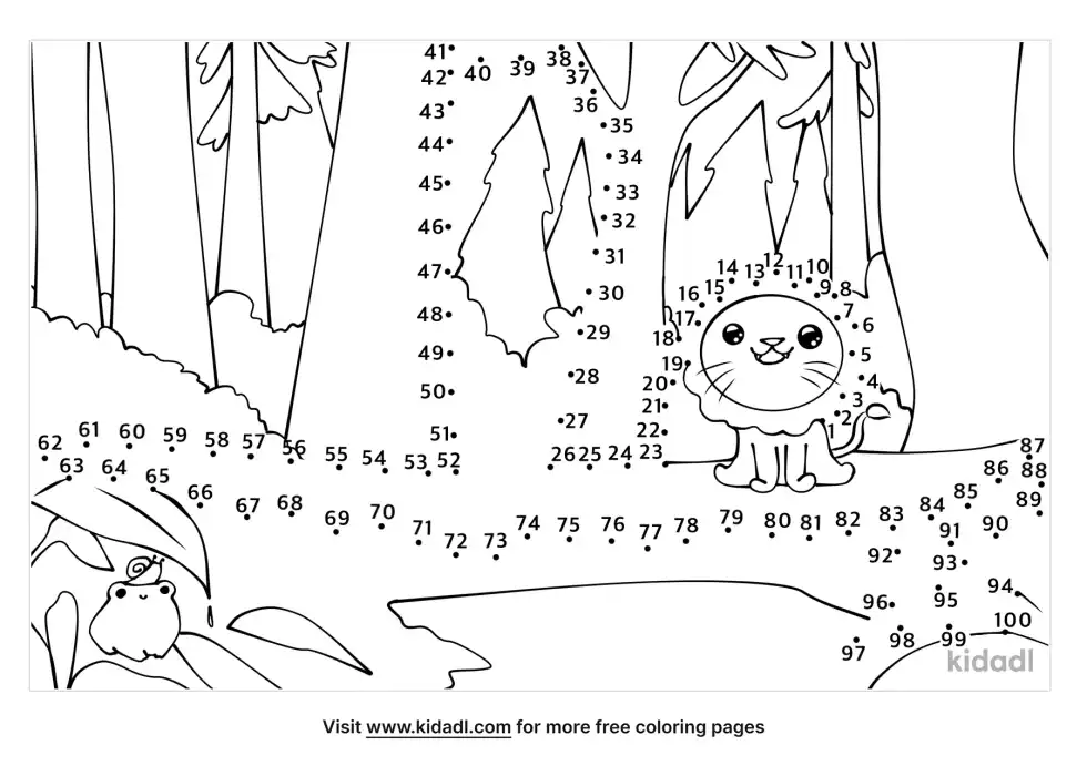 Forest Dot To Dot (Easy)