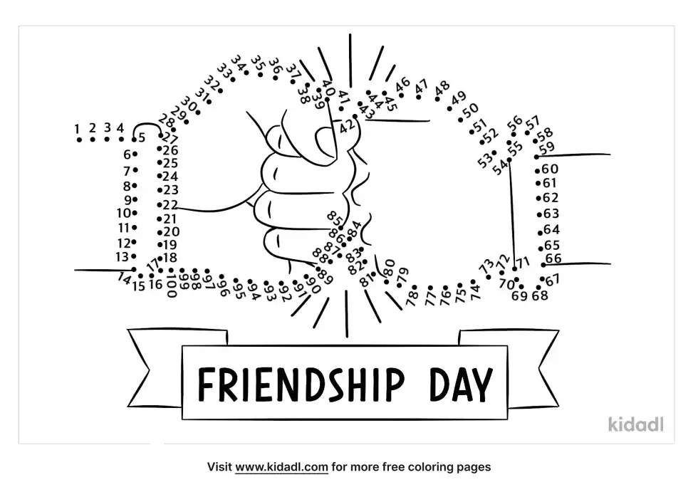 Friendship Dot To Dot (Hard)