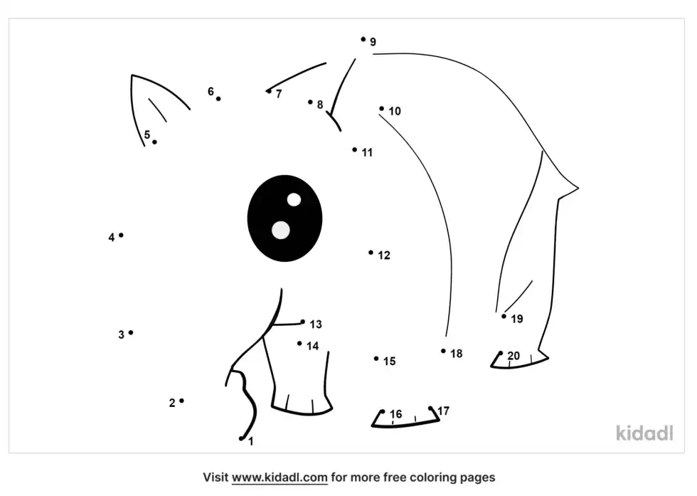 Tapir Dot To Dot (Easy)