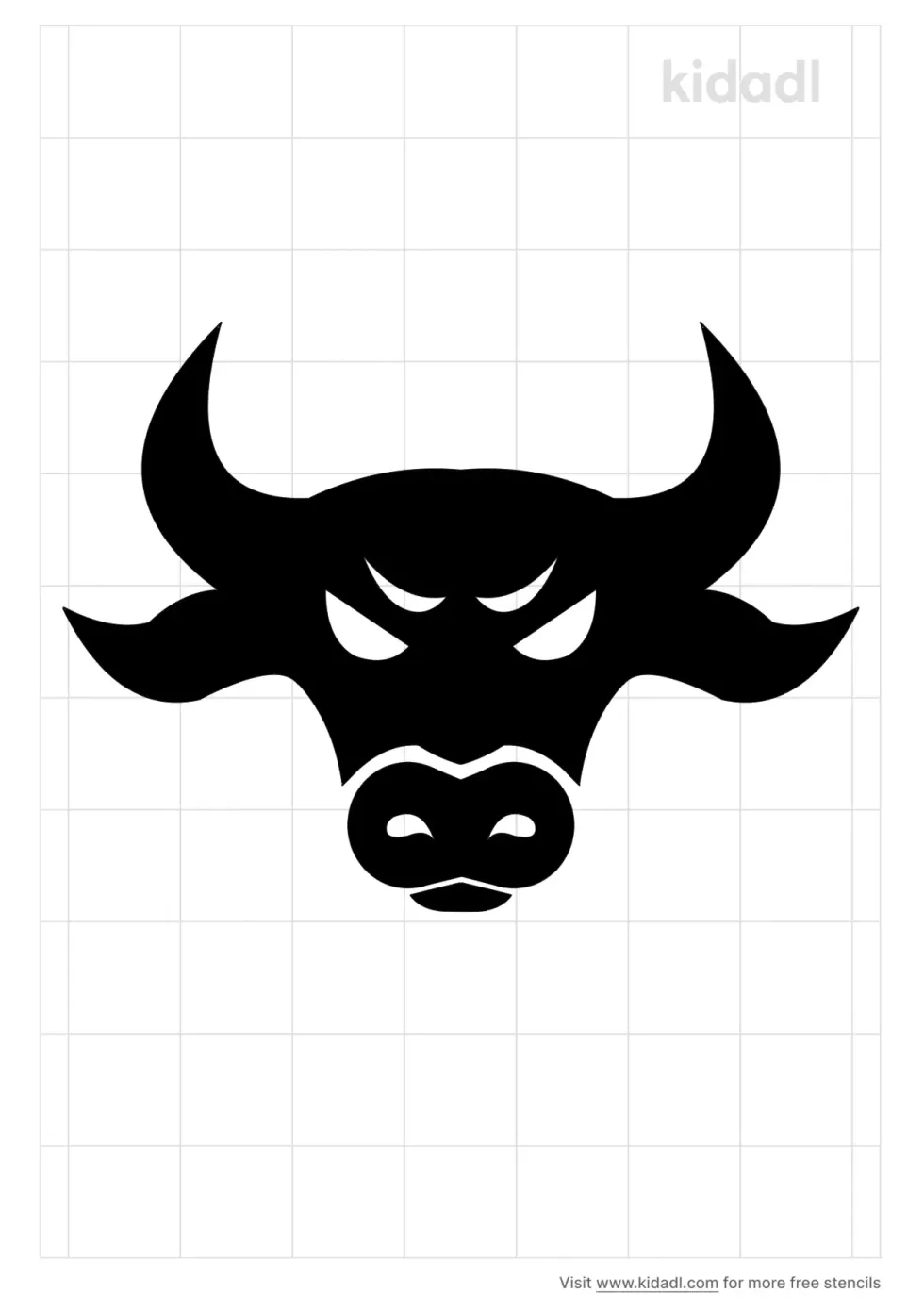 Angry Bull Face 