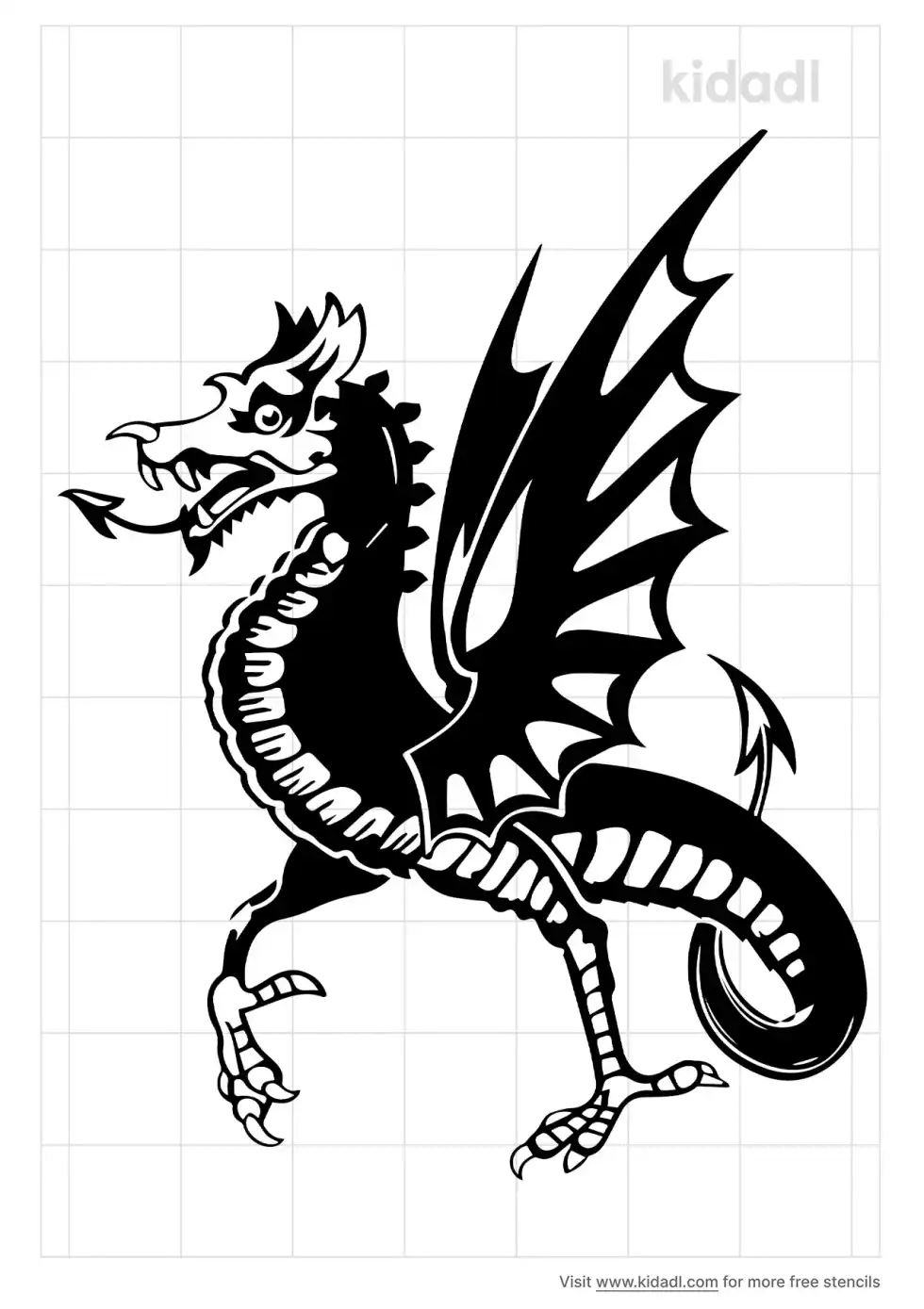 Medieval Mylar Stencil