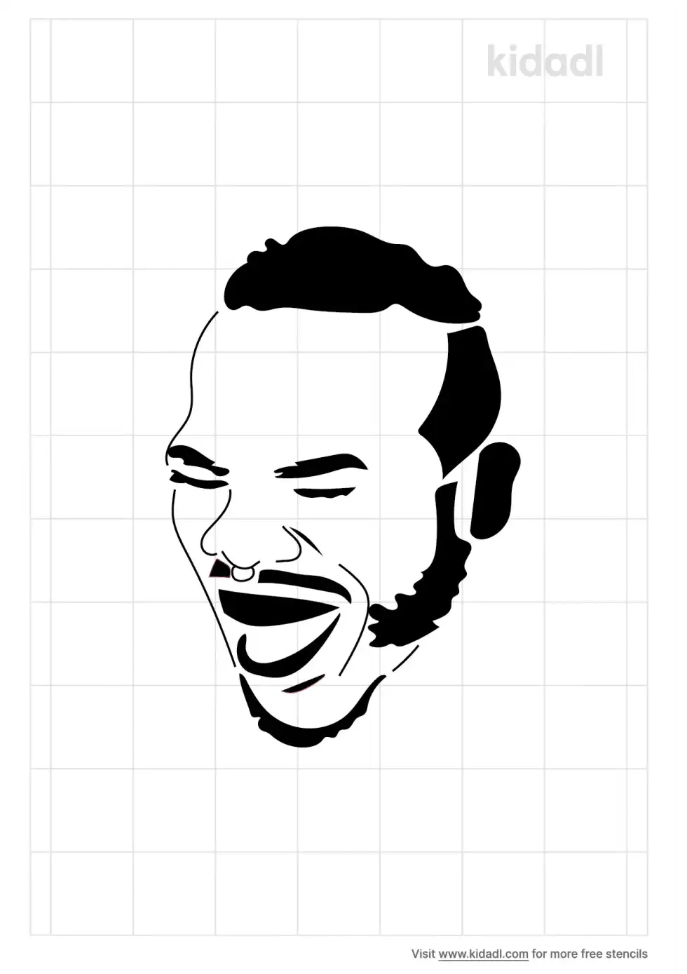 Anderson Paak Stencil