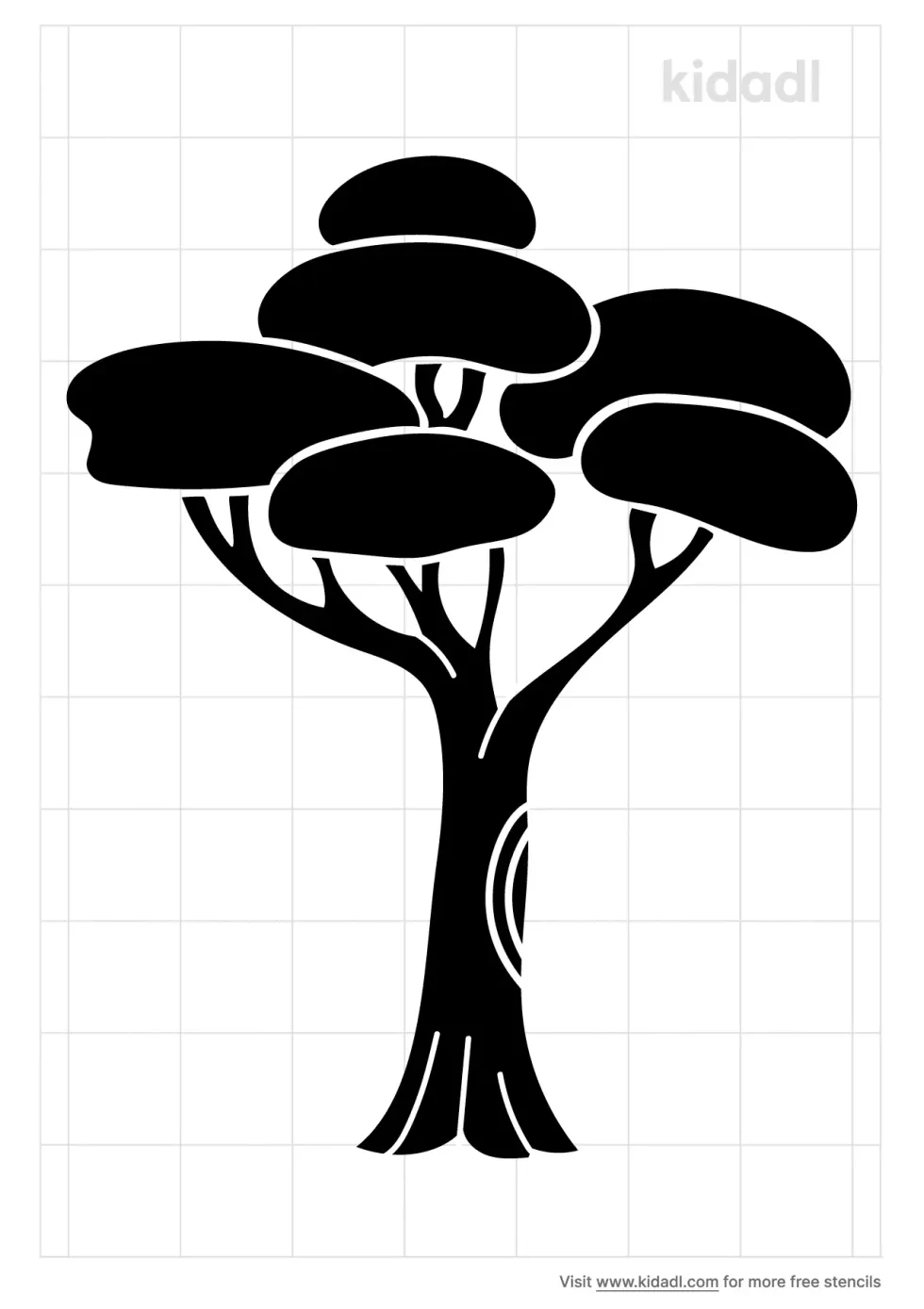 Cartoon Jungle Tree