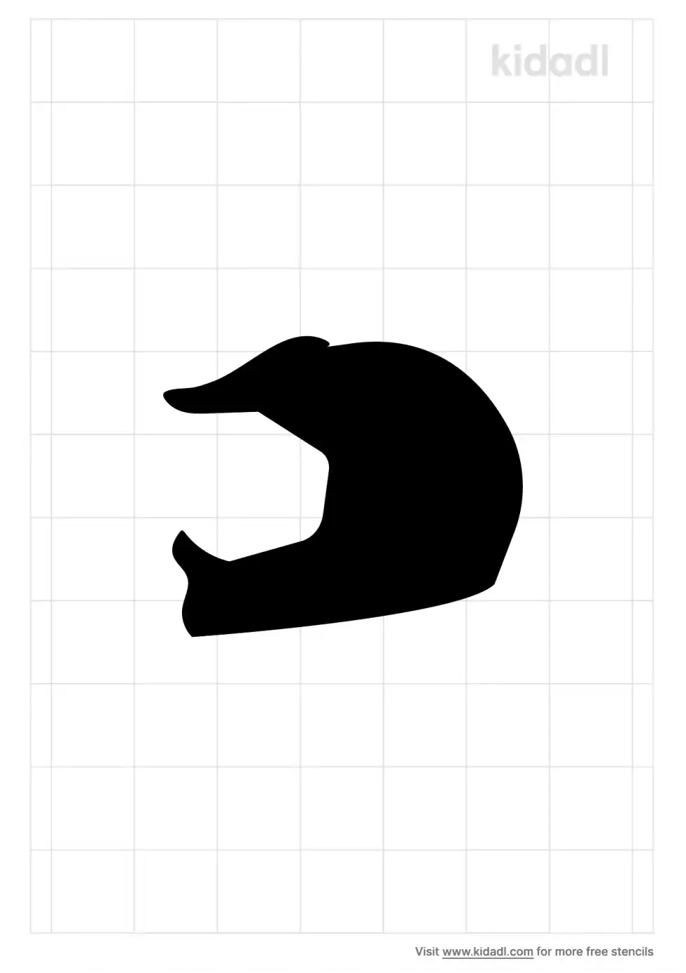 Easy Rider Helmet Stencil (Easy)