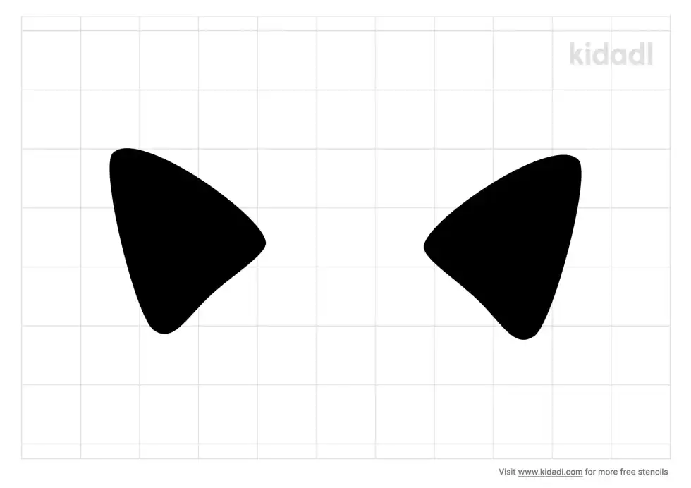 Cat Ear Stencil