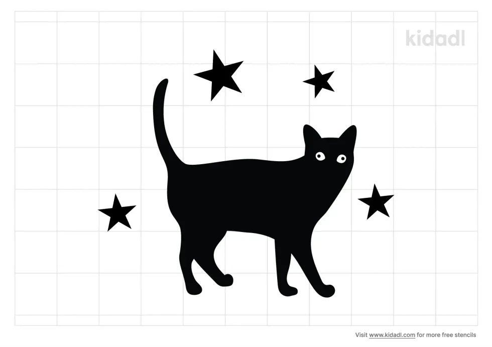 Cat With Stars