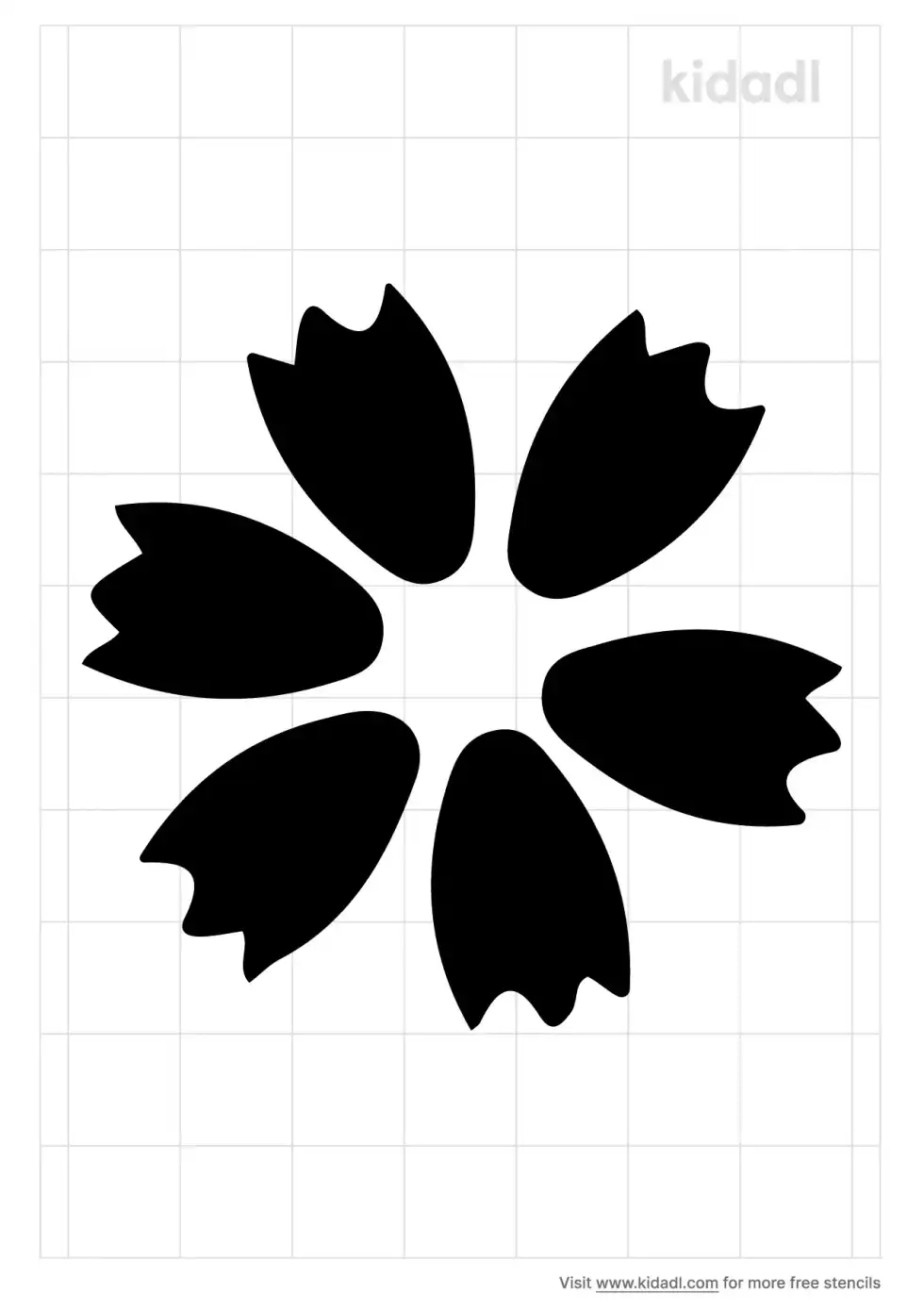 Easy Flower Stencil (Easy)